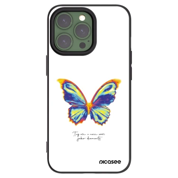 Picasee silikónový čierny obal pre Apple iPhone 13 Pro - Diamanty White