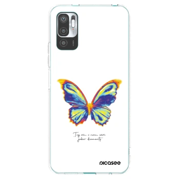 Picasee silikónový prehľadný obal pre Xiaomi Redmi Note 10 5G - Diamanty White