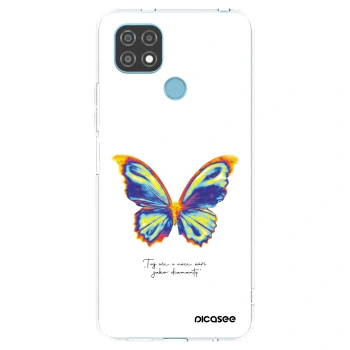 Picasee silikónový prehľadný obal pre Realme C21 - Diamanty White