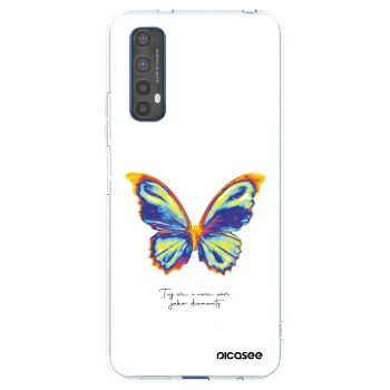 Picasee silikónový prehľadný obal pre Realme 7 - Diamanty White