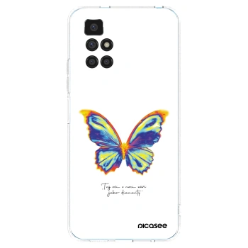 Picasee silikónový prehľadný obal pre Xiaomi Redmi 10 - Diamanty White