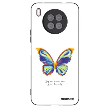 Picasee silikónový čierny obal pre Huawei Nova 8i - Diamanty White