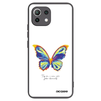 Picasee silikónový čierny obal pre Xiaomi 11 Lite 5G NE - Diamanty White