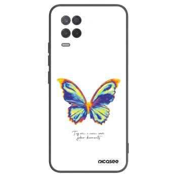Picasee silikónový čierny obal pre Realme 8 5G - Diamanty White