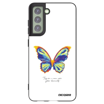 Picasee silikónový čierny obal pre Samsung Galaxy S21 FE 5G - Diamanty White