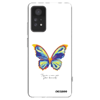 Picasee silikónový prehľadný obal pre Xiaomi Redmi Note 11 Pro 5G - Diamanty White