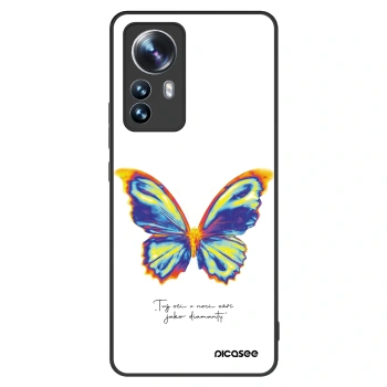 Obal pre Xiaomi 12 Pro - Diamanty White