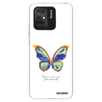 Picasee silikónový prehľadný obal pre Xiaomi Redmi 10C - Diamanty White