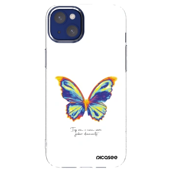 Picasee silikónový prehľadný obal pre Apple iPhone 14 Plus - Diamanty White