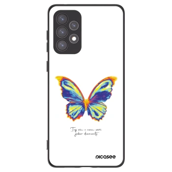 Picasee silikónový čierny obal pre Samsung Galaxy A73 5G - Diamanty White