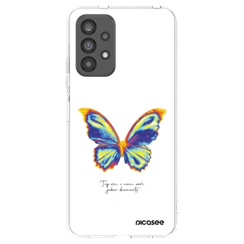 Picasee silikónový prehľadný obal pre Samsung Galaxy A73 5G - Diamanty White
