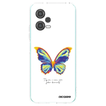 Picasee silikónový prehľadný obal pre Xiaomi Poco X5 - Diamanty White