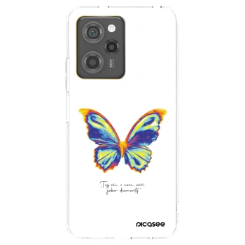 Picasee silikónový čierny obal pre Xiaomi Poco X5 Pro - Diamanty White