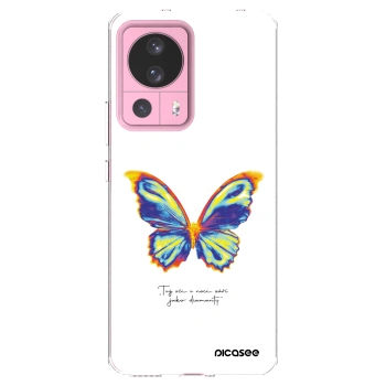 Picasee silikónový prehľadný obal pre Xiaomi 13 Lite - Diamanty White