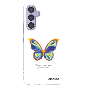 Picasee silikónový prehľadný obal pre Samsung Galaxy A54 5G A546B - Diamanty White