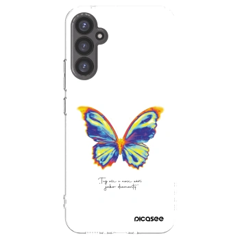 Picasee silikónový prehľadný obal pre Samsung Galaxy A34 5G A346B - Diamanty White