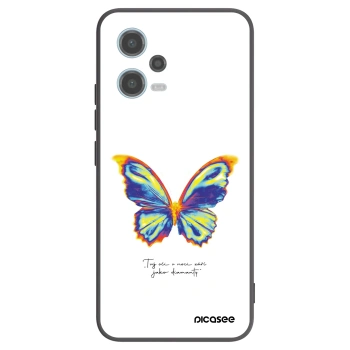 Picasee silikónový čierny obal pre Xiaomi Redmi Note 12 5G - Diamanty White