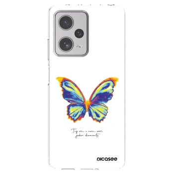 Picasee silikónový prehľadný obal pre Xiaomi Redmi Note 12 Pro+ 5G - Diamanty White