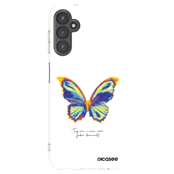 Picasee silikónový prehľadný obal pre Samsung Galaxy A14 5G A146P - Diamanty White