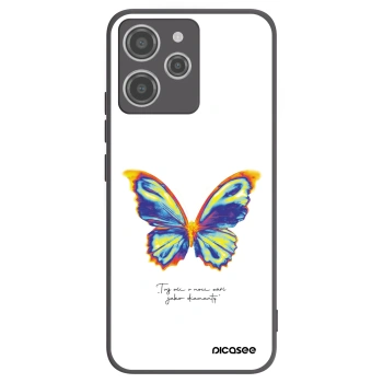Picasee silikónový čierny obal pre Xiaomi Redmi 12 4G - Diamanty White