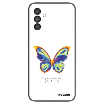 Picasee silikónový čierny obal pre Samsung Galaxy A04s A047F - Diamanty White