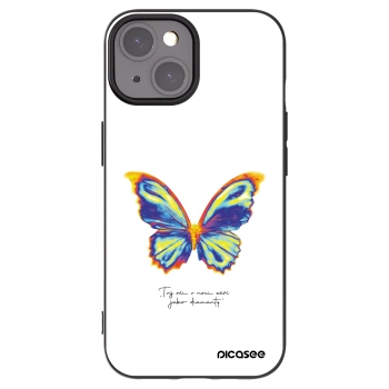 Picasee silikónový čierny obal pre Apple iPhone 15 - Diamanty White