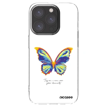 Picasee silikónový prehľadný obal pre Apple iPhone 15 Pro - Diamanty White