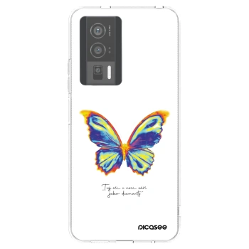 Picasee silikónový prehľadný obal pre Xiaomi Poco F5 Pro 5G - Diamanty White