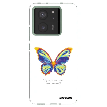 Picasee silikónový prehľadný obal pre Xiaomi 13T Pro - Diamanty White