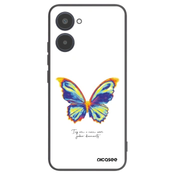 Picasee silikónový čierny obal pre Realme 10 4G - Diamanty White