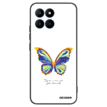 Picasee silikónový čierny obal pre Honor 70 Lite - Diamanty White