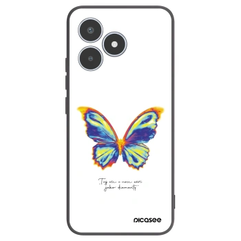 Picasee silikónový čierny obal pre Realme C53 - Diamanty White