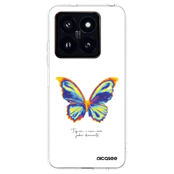 Picasee silikónový prehľadný obal pre Xiaomi 14 Pro - Diamanty White