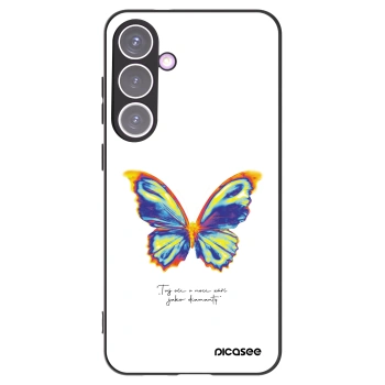 Picasee silikónový čierny obal pre Samsung Galaxy S24+ S926B 5G - Diamanty White
