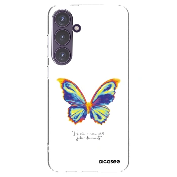 Picasee silikónový prehľadný obal pre Samsung Galaxy S24+ S926B 5G - Diamanty White