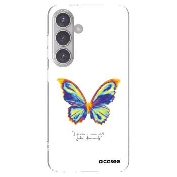 Picasee silikónový prehľadný obal pre Samsung Galaxy S24 S921B 5G - Diamanty White