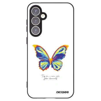 Picasee silikónový čierny obal pre Samsung Galaxy S23 FE S711B - Diamanty White