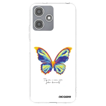 Picasee silikónový prehľadný obal pre Xiaomi Redmi 12 5G - Diamanty White