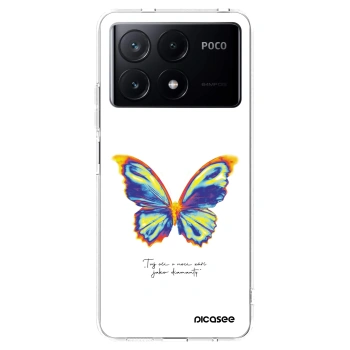 Picasee silikónový prehľadný obal pre Xiaomi Poco X6 Pro - Diamanty White