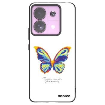 Picasee silikónový čierny obal pre Xiaomi Redmi Note 13 Pro 5G - Diamanty White