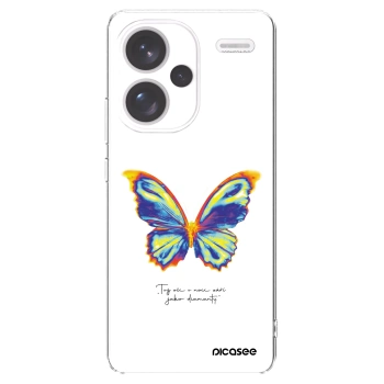 Picasee silikónový prehľadný obal pre Xiaomi Redmi Note 13 Pro+ 5G - Diamanty White