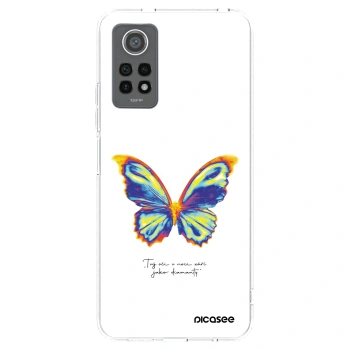Picasee silikónový prehľadný obal pre Xiaomi Redmi Note 12 Pro 4G - Diamanty White