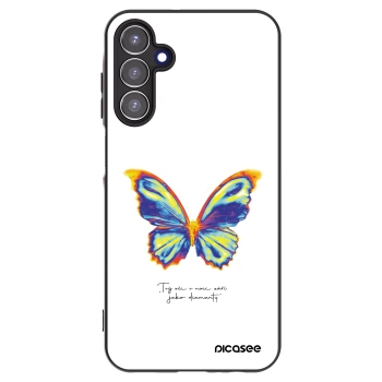 Picasee silikónový čierny obal pre Samsung Galaxy A15 A156B 5G - Diamanty White