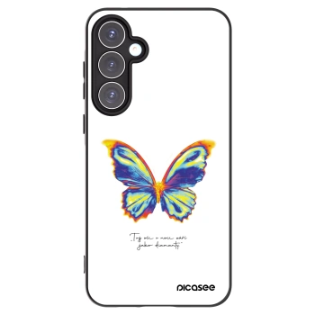 Picasee silikónový čierny obal pre Samsung Galaxy A55 5G A556B - Diamanty White
