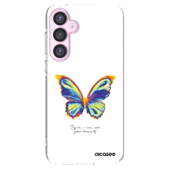 Picasee silikónový prehľadný obal pre Samsung Galaxy A55 5G A556B - Diamanty White