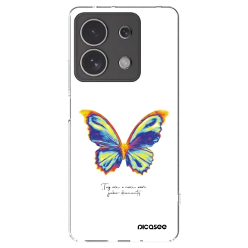 Picasee silikónový prehľadný obal pre Xiaomi Redmi Note 13 4G - Diamanty White
