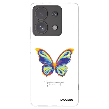 Picasee silikónový prehľadný obal pre Xiaomi Redmi Note 13 Pro 4G - Diamanty White