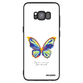 Picasee silikónový čierny obal pre Samsung Galaxy S8 G950F - Diamanty White