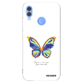 Picasee silikónový prehľadný obal pre Huawei P Smart 2019 - Diamanty White