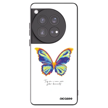 Picasee silikónový čierny obal pre OnePlus 12 5G - Diamanty White